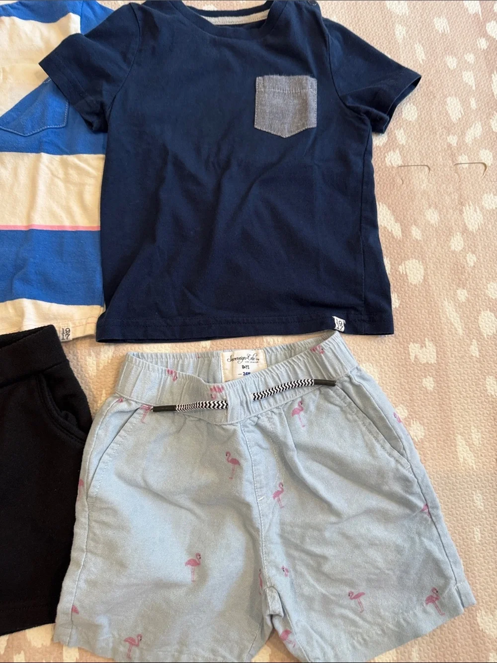 Sovereign Code Boys 24M 6-Piece Bundle | 3 Pocket Tees + 3 Shorts | Mix & Match